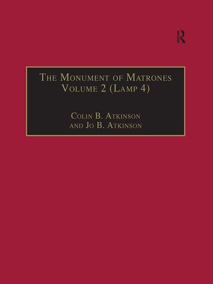 cover image of The Monument of Matrones Volume 2 (Lamp 4)
